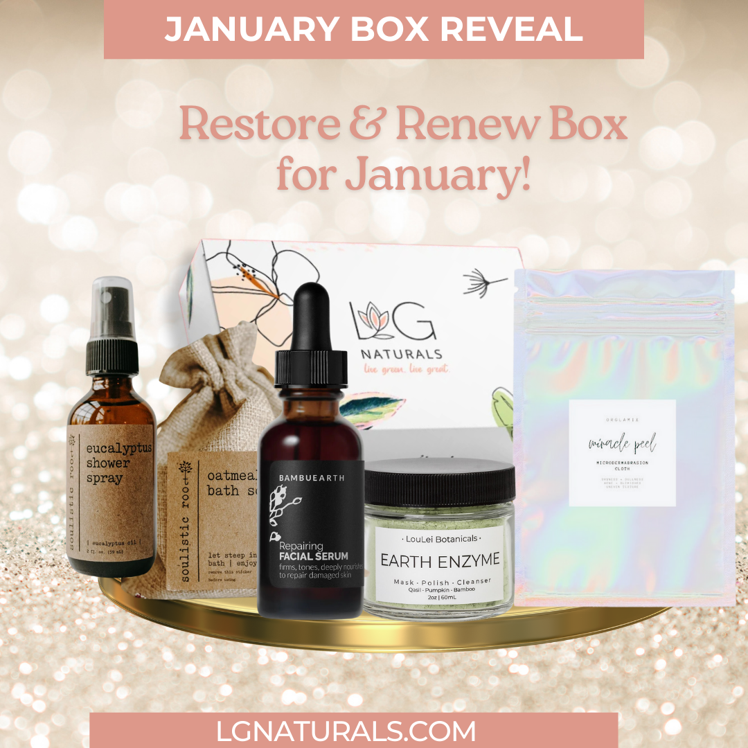 clean beauty box, plant based, skincare, bath and body, vegan, cruelty free, toxin free, eco friendly.