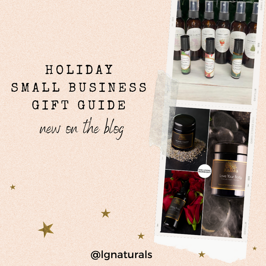 clean beauty, toxin free beauty holiday gift guide supporting small businesses