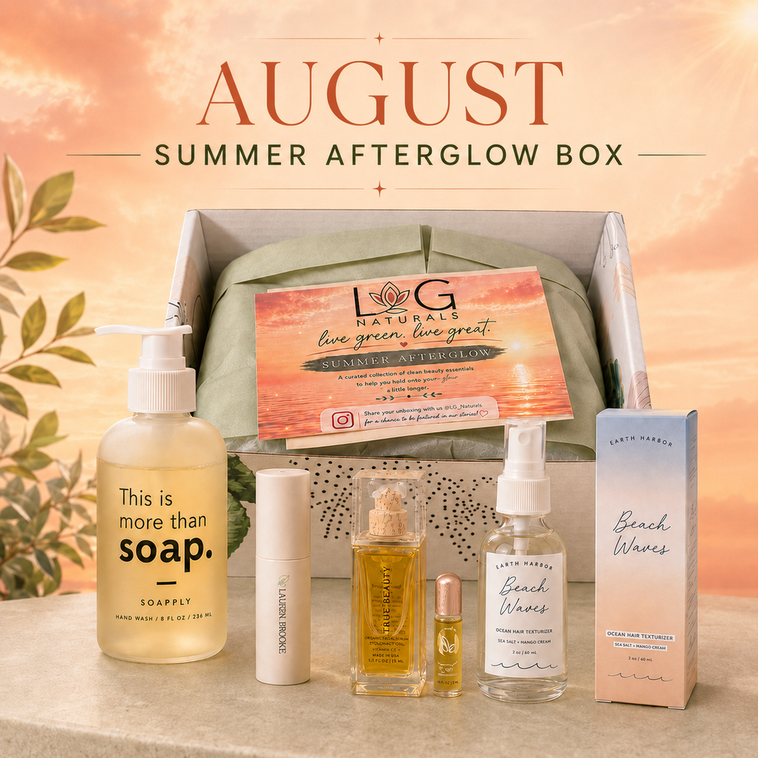August- Summer Afterglow Box