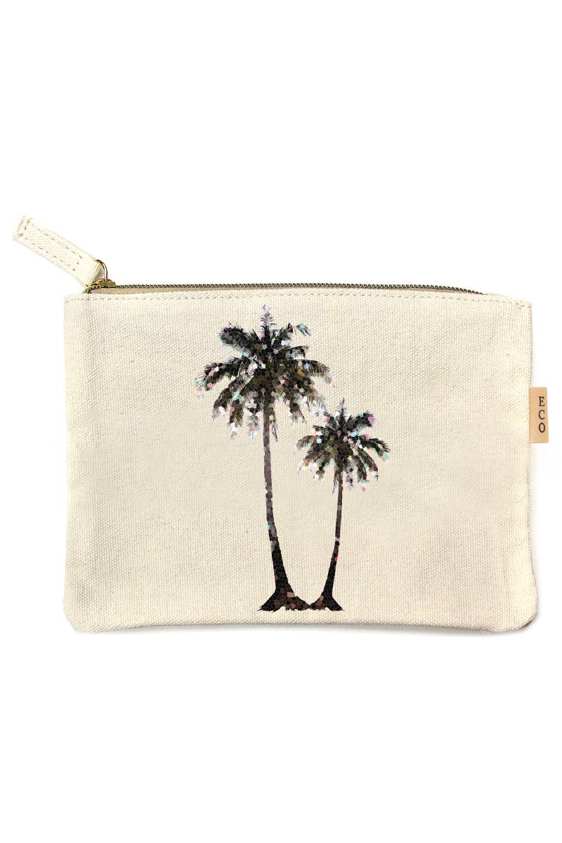 Fashion City - Multi Images Cotton Canvas Eco Pouch Bags: PCH022 / One Size