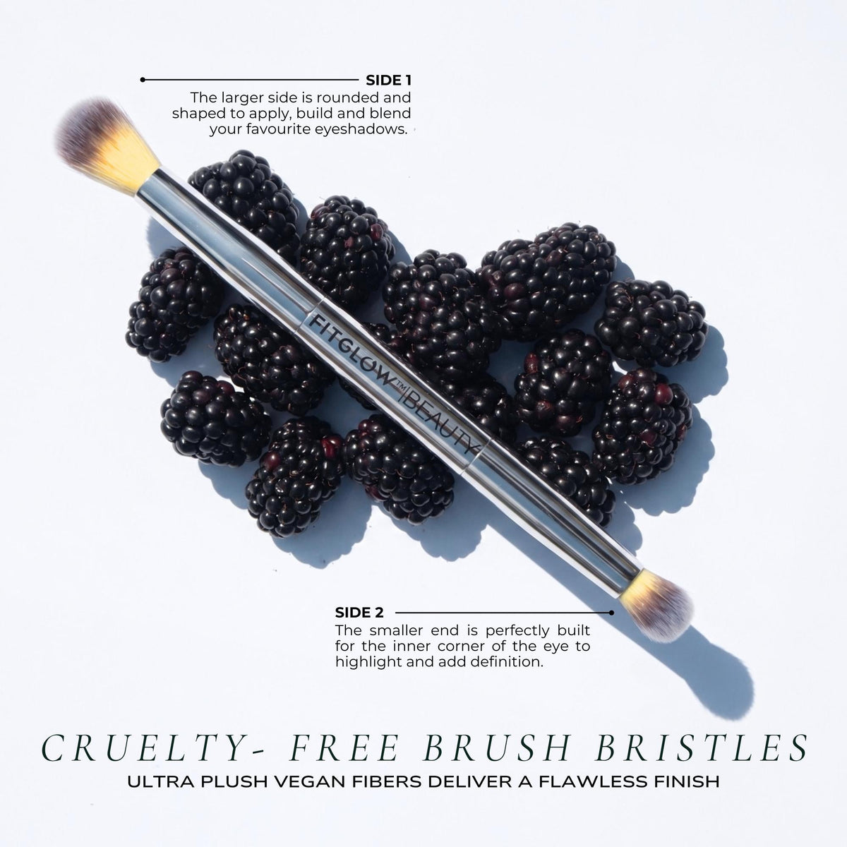 Vegan Teddy Double Eye Brush