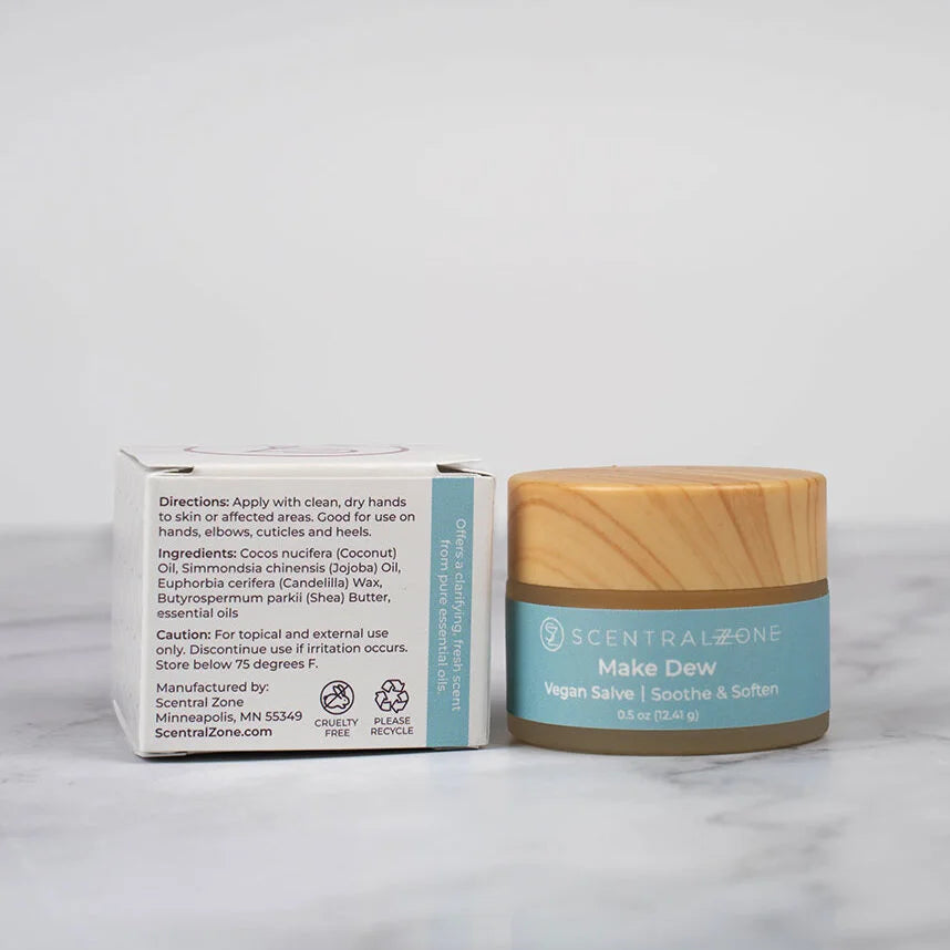 Make Dew Vegan Salve, Soothe & Soften