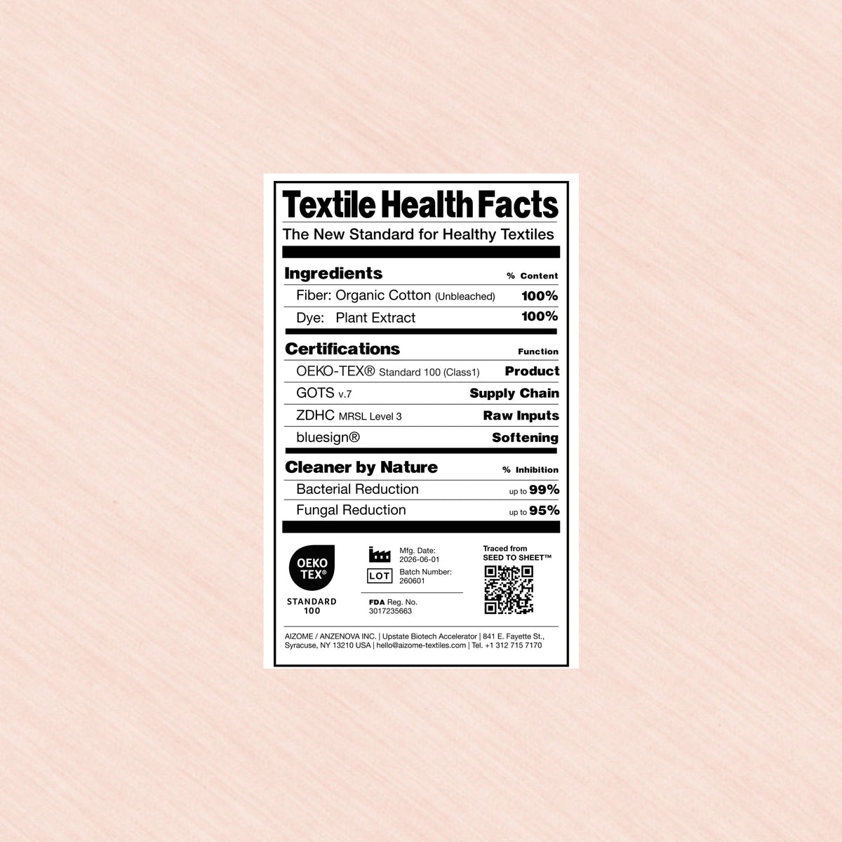 Organic Top Sheet