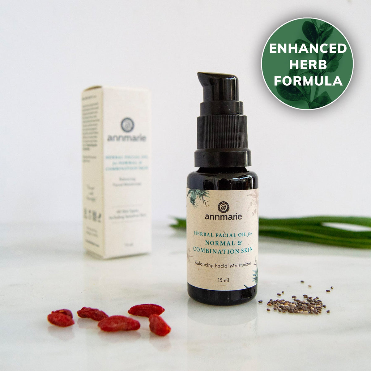 Herbal Facial Oil for Normal & Combination Skin (15ml)- Collective