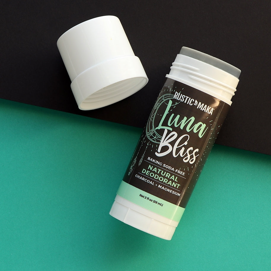 LUNA BLISS Natural Deodorant (Magnesium + Charcoal)