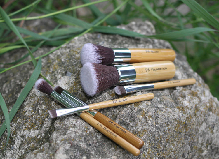 6 Piece Vegan Makeup Brush Set
